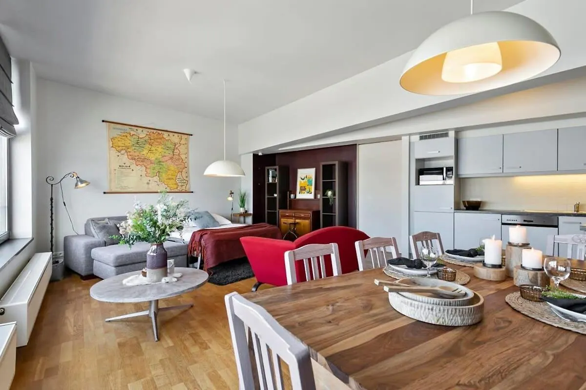 شقة Huswell - Penthouse With Big Terrace And Sea View أوستيند