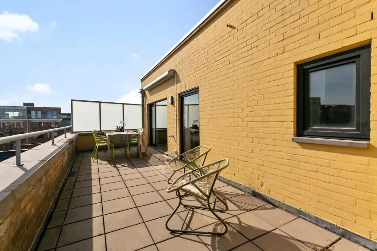 شقة Huswell - Penthouse With Big Terrace And Sea View أوستيند 0*,  بلجيكا