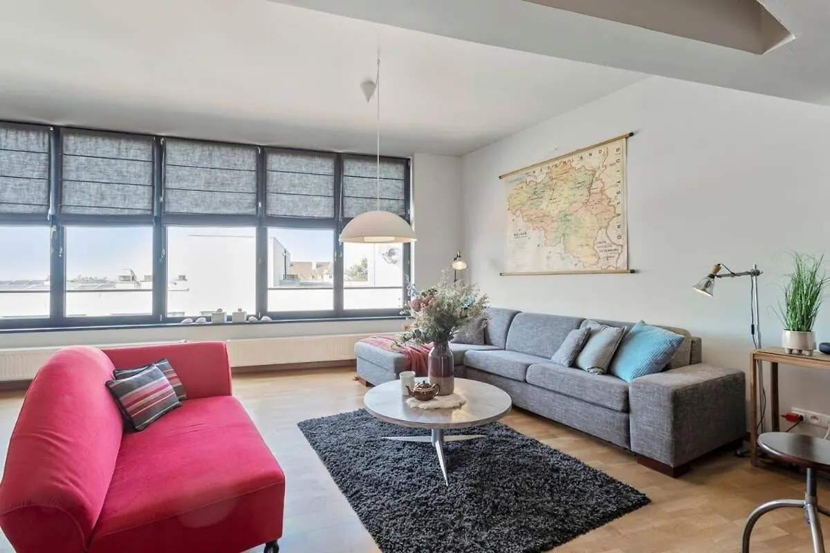 شقة Huswell - Penthouse With Big Terrace And Sea View أوستيند